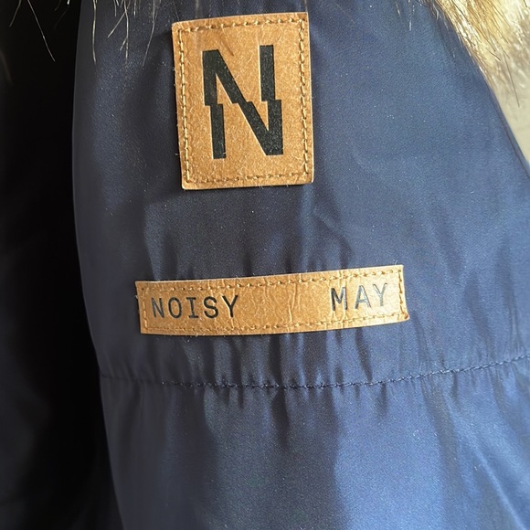 NWT Noisy May faux fur padded parka ASOS - Picture 6 of 7